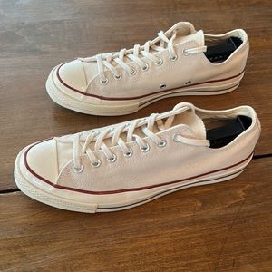Converse Chuck Taylor All Stars. Size 10, Cream Colour,